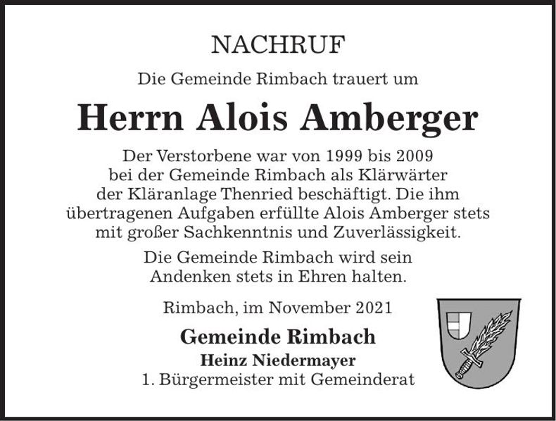 Traueranzeige Josef Heinrichmeyer
