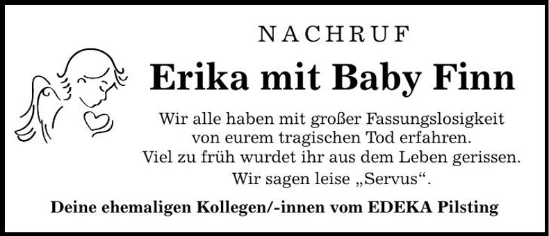 Traueranzeige Erika -