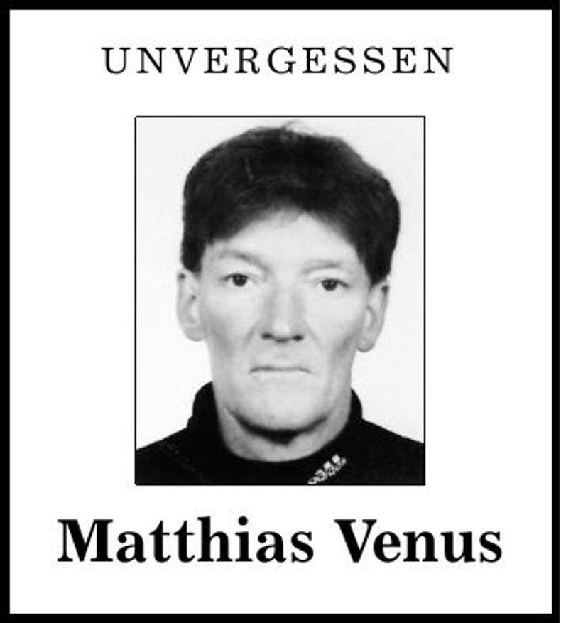 Traueranzeige Matthias Venus