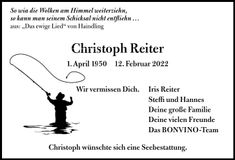 Traueranzeige Christoph Reiter