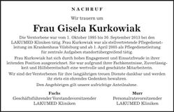 Traueranzeige Christine Rauch