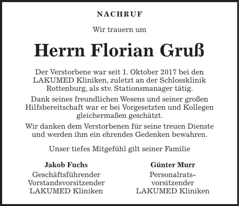 Traueranzeige Karla von Höfeling