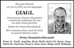 Traueranzeige Hansjörg Huber