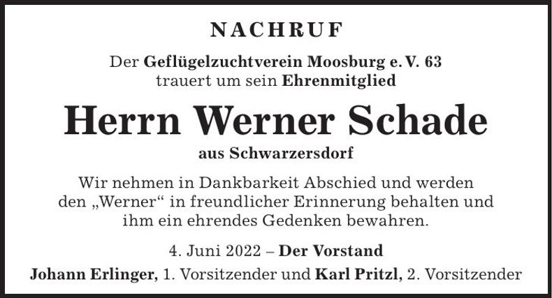 Traueranzeige Johann Lehrhuber