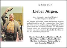 Traueranzeige Jürgen Brischke