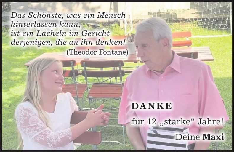 Traueranzeige Rudi Stark
