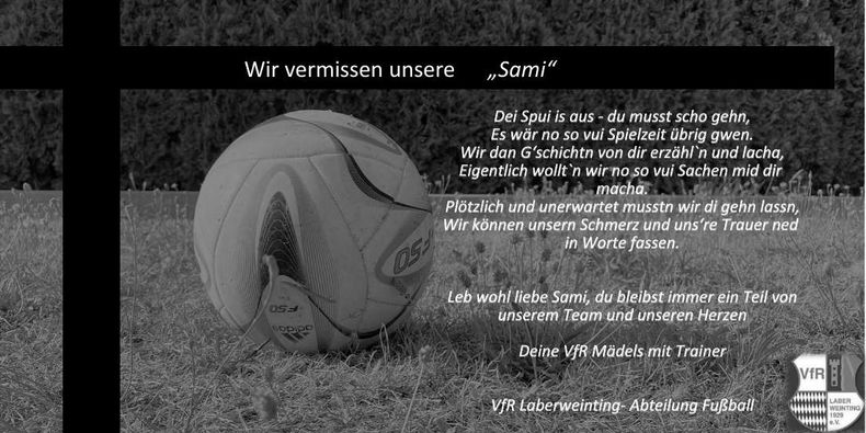 Traueranzeige Samina Griesbeck