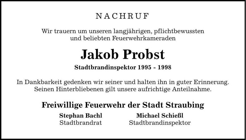 Traueranzeige Gerhard Broschinsky