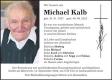 Traueranzeige Michael Kalb