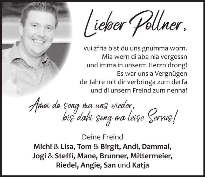 Traueranzeige Christian Pollner