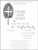 Traueranzeige Eckhard Dieter Schmidt