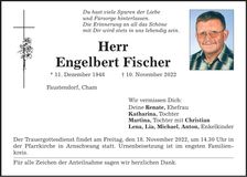 Traueranzeige Engelbert Fischer