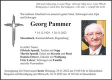 Traueranzeige Georg Pammer