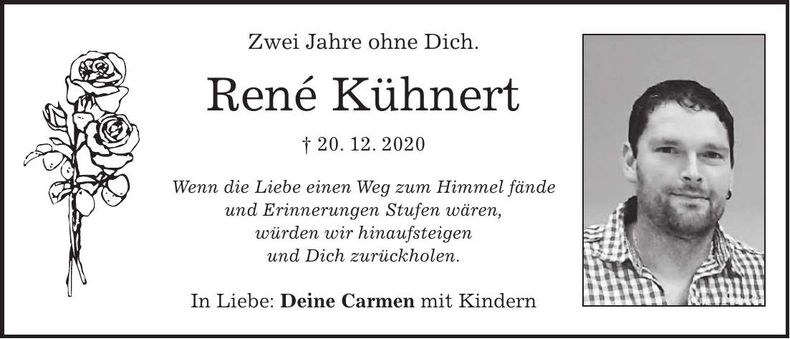 Traueranzeige René Kühnert