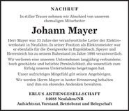 Traueranzeige Hermann Spichtinger