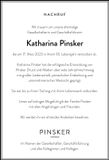 Traueranzeige Katharina Pinsker