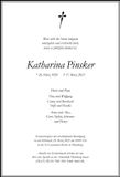 Traueranzeige Katharina Pinsker