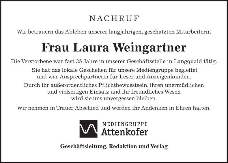 Traueranzeige Dorothea Wolf