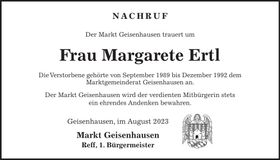 Traueranzeige Alois Eibel