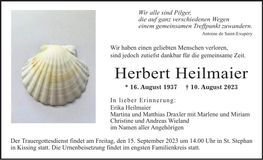 Traueranzeige Herbert Heilmaier