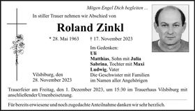 Traueranzeige Roland Zinkl