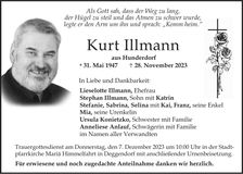 Traueranzeige Kurt Illmann