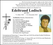 Traueranzeige Edeltraud Lodisch