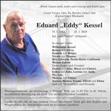 Traueranzeige Eduard Kessel
