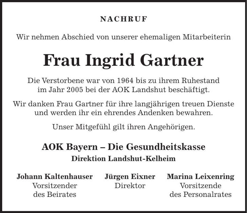 Traueranzeige Else Elisabeth Nikl