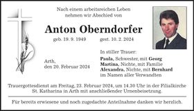 Traueranzeige Anton Oberndorfer