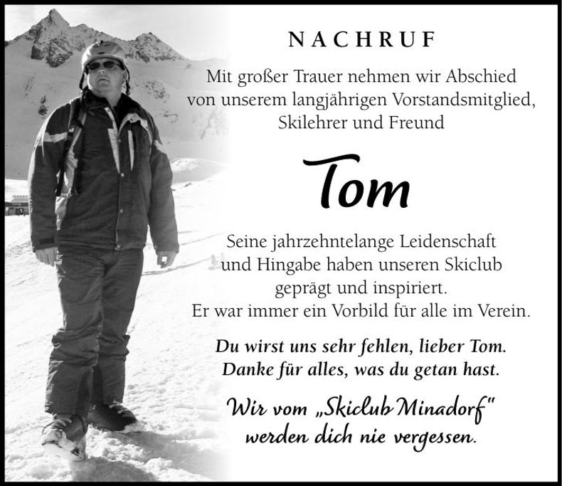 Traueranzeige Ferwagner Thomas