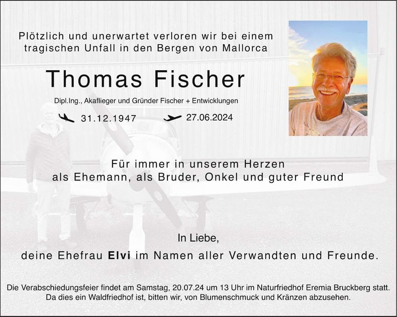 Traueranzeige Thomas Fischer