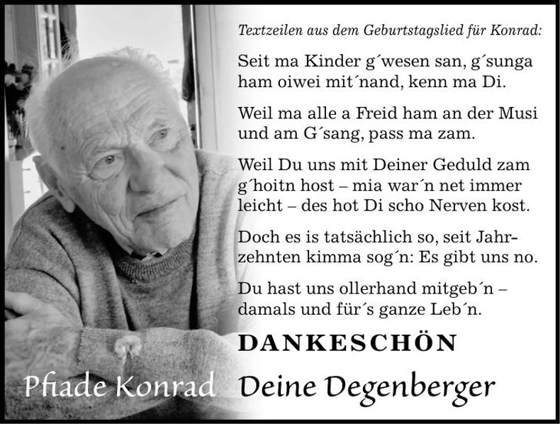 Traueranzeige Konrad 
