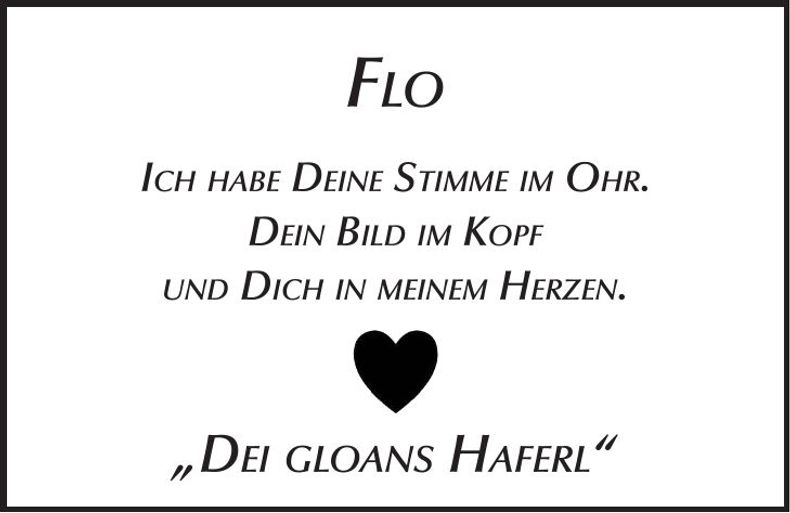 Traueranzeige Florian Häußler