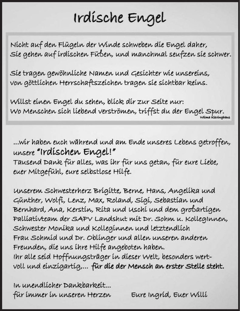 Traueranzeige Bassing Willi Schneider-Bassing Ingrid