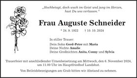 Traueranzeige Gerd Peter Schneider