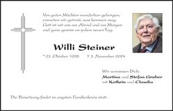Traueranzeige Renate Steiner
