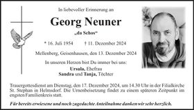 Traueranzeige Georg Neuner