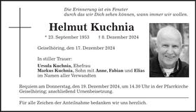 Traueranzeige Helmut Kuchnia