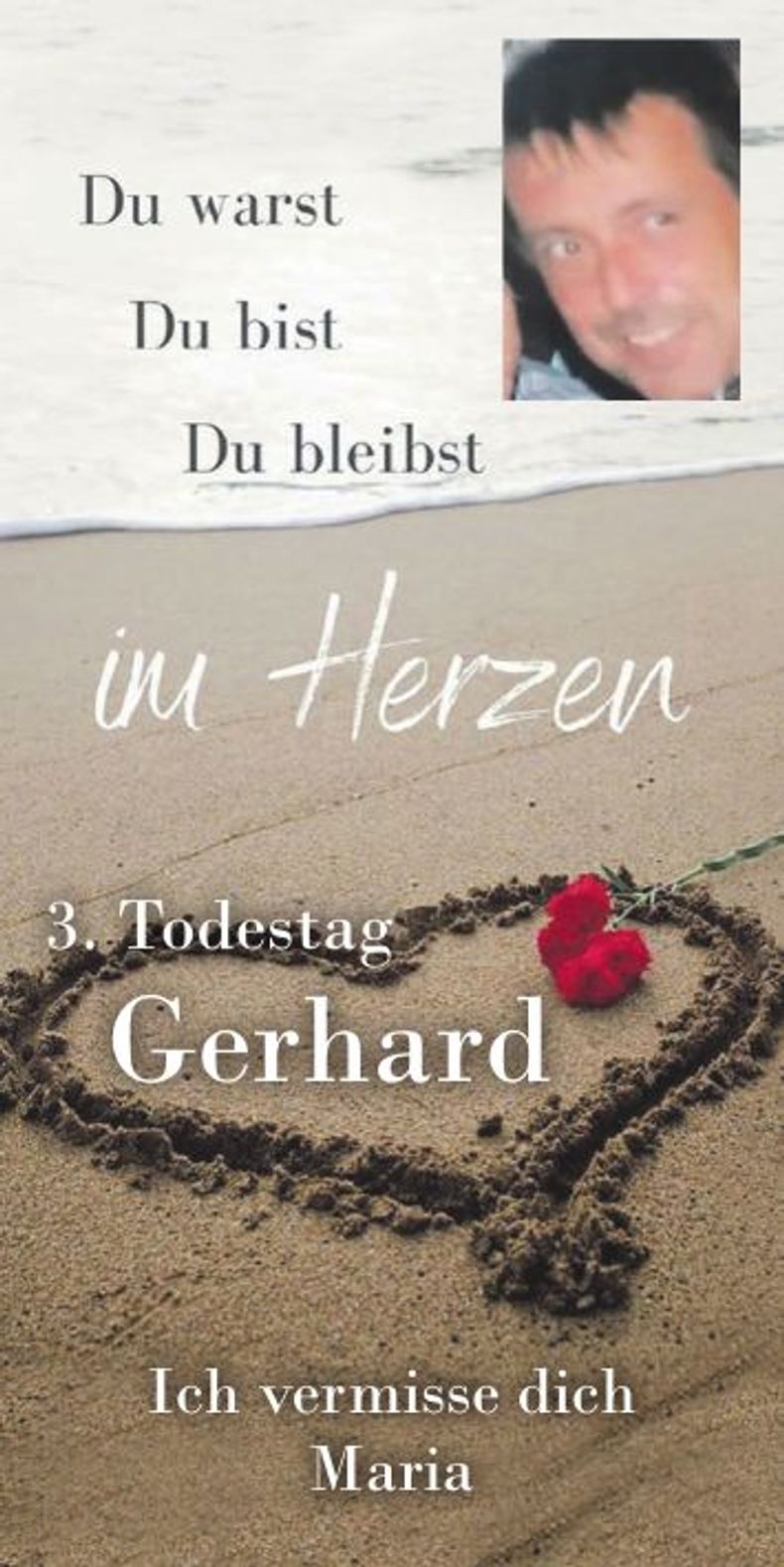 Traueranzeige Gerhard Hunger