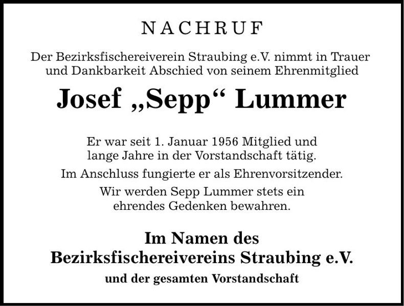 Traueranzeige Werner Bauer