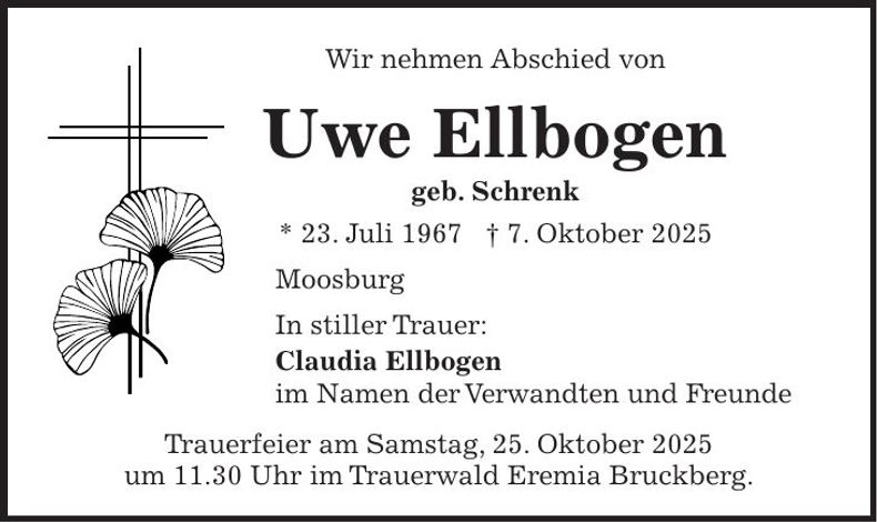 Traueranzeige Uwe Ellbogen