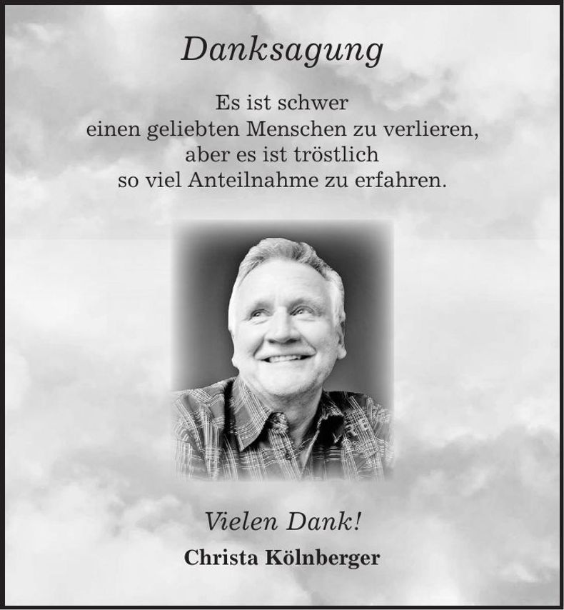Traueranzeige Heribert Kölnberger