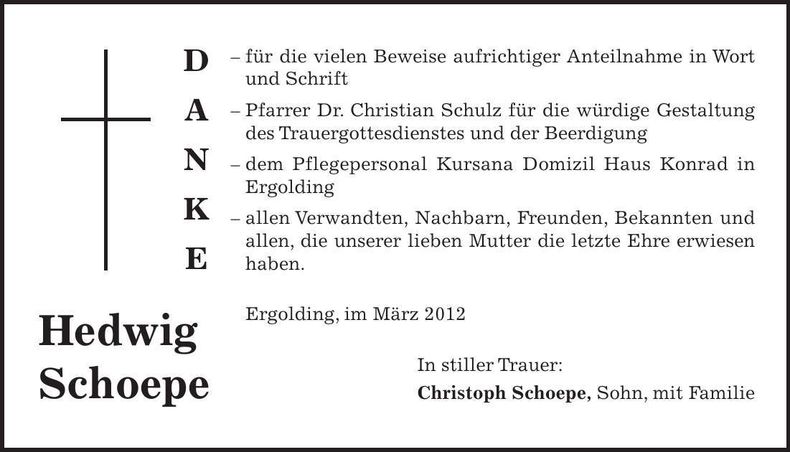 Traueranzeige  