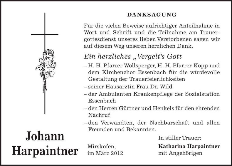 Traueranzeige  