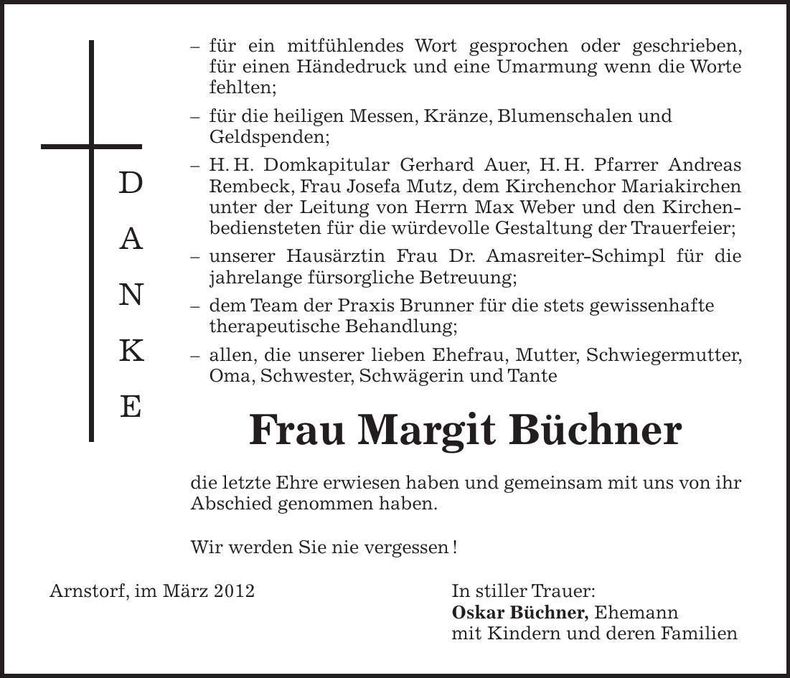 Traueranzeige  