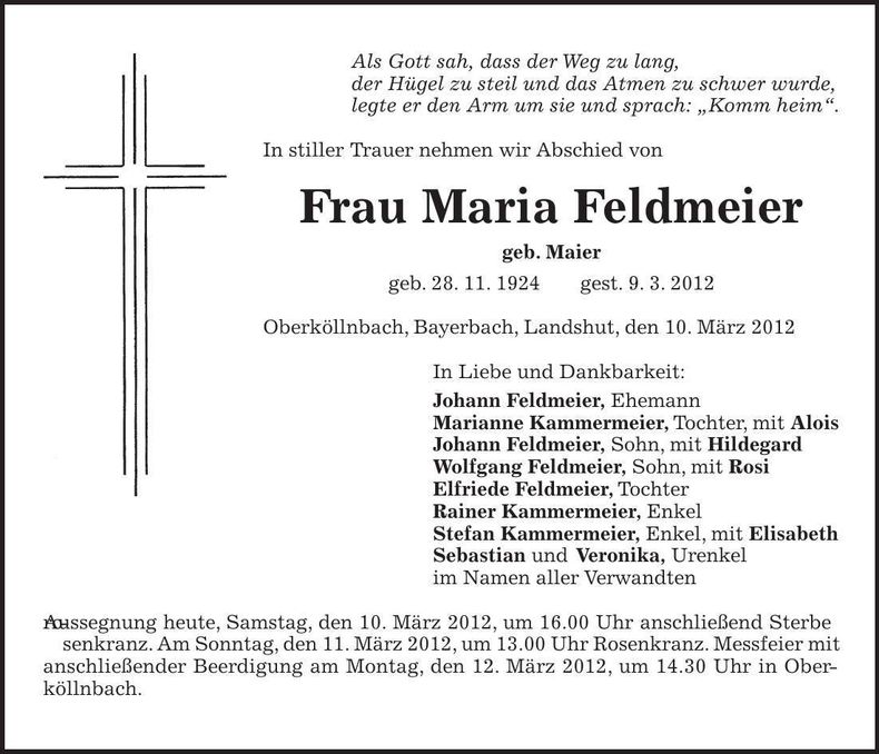 Traueranzeige  