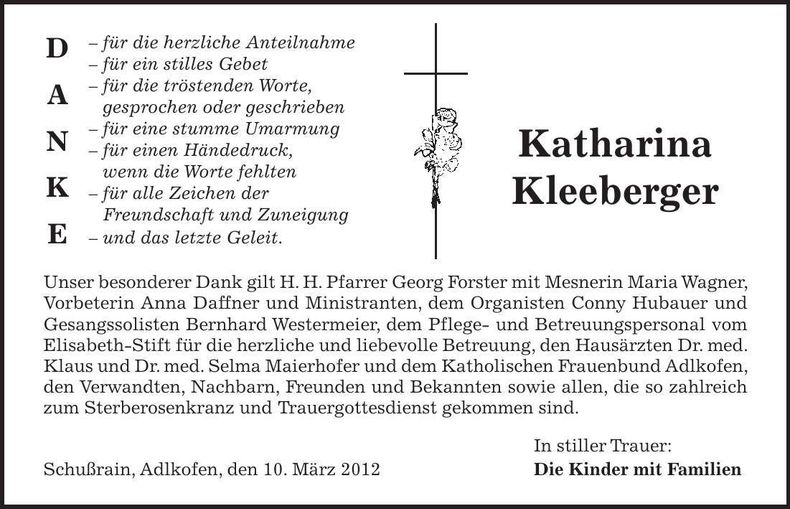 Traueranzeige  