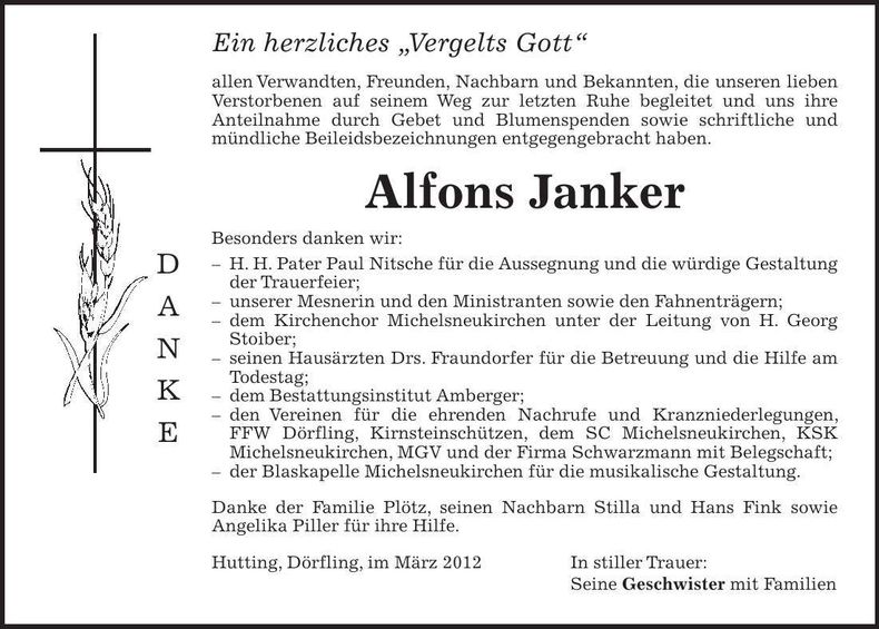 Traueranzeige  