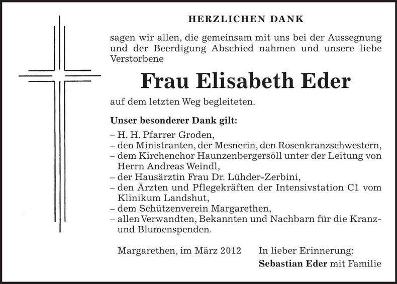 Traueranzeige  